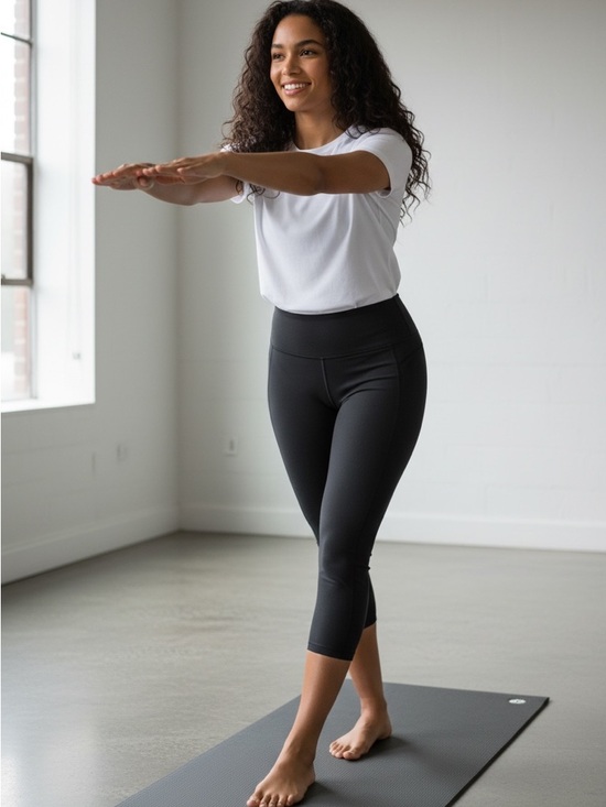 lululemon athletica Pants - Lululemon Black Leggings Size 8 High Rise Athletic Yoga Pants